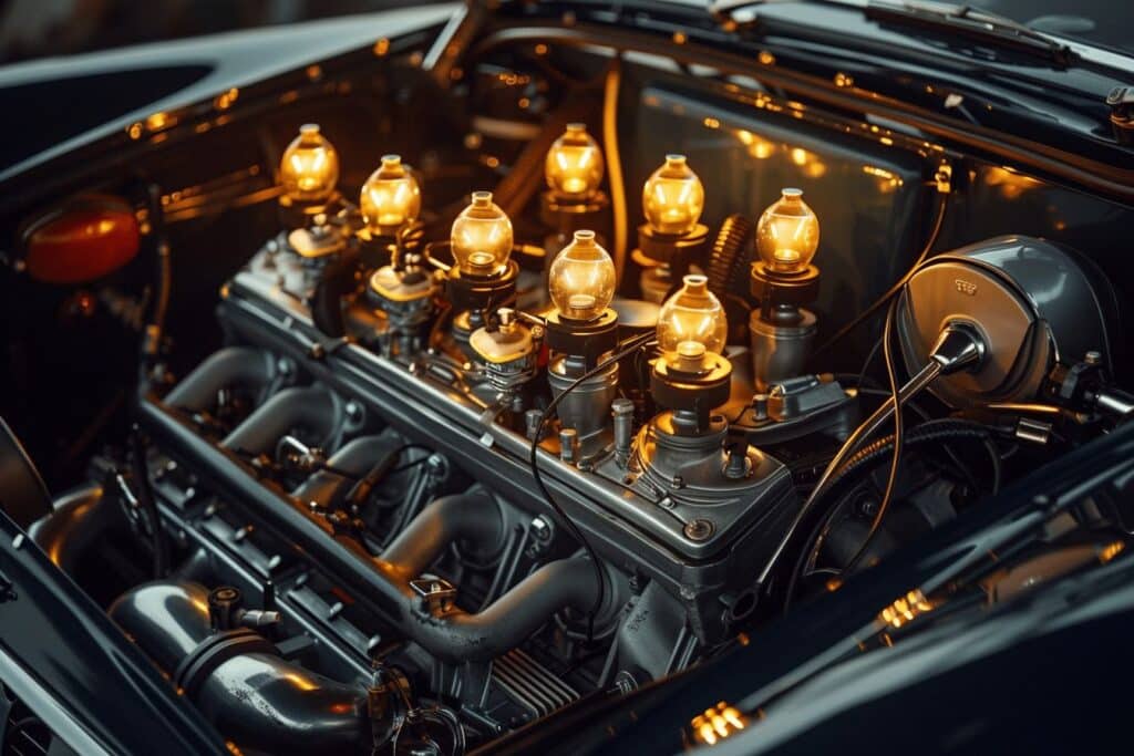 Dispositif d'allumage moderne pour voiture vintage