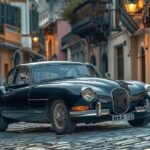 Berline Jaguar MK2 emblématique au design élégant