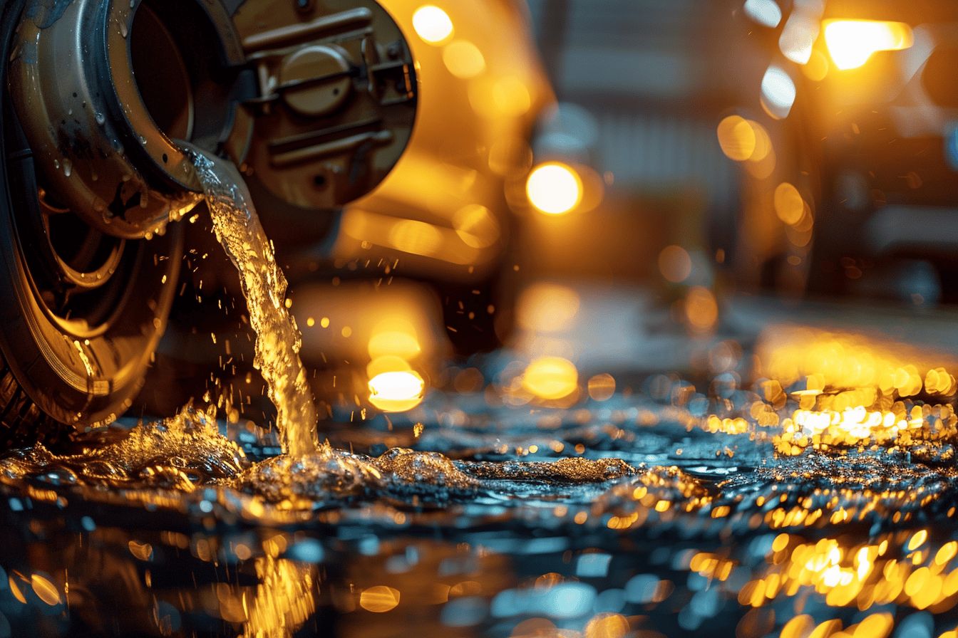 Javel versée dans un réservoir d'essence